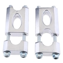 바이크 오토바이그립 50cc-125cc 먼지 ATV 용 7/8 인치 22mm 핸들 바 클램프 라이저 마운트, 한개옵션0