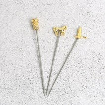 칵테일픽 골드, 상세설명 참조, 파인애플