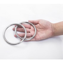 헤비 듀티 용접 라운드 링 M3-M10 부드러운 솔리드 O 304 스테인레스 스틸 해양 보트 해먹 요가 걸이식, 11 M6x40mm(1pcs)