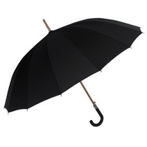 XCR445891폰지원단 곡자핸들 블랙 장우산