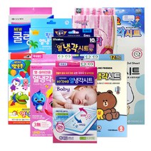 캐릭터 열냉각시트/유아 아기 열날때 열패치 쿨패치, 02_아가야 열냉각시트 6매입 1개, 1개