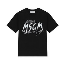 MSGM 23SS 키즈 그래비티 로고 프린팅 티셔츠 MS029502 110