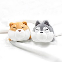모찌 타운 미니 어린이 핫팩 인형 손난로 고양이 강아지 곰도리 캐릭터 전자레인지 재사용 핫앤핫 바로 핫팩, 12.입체형(바디형) 시바