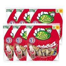 루띠 콜라비즈 젤리 275g Lutti Colabizz Bonbons, 6팩