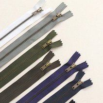 45-675 3호 포켓용 고급지퍼 20cm_7컬러 hdn 지퍼부자재 퀼트 지퍼머리 패브릭 악세사리 아트 부자재 핸드메이드, 화이트