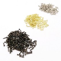 200X 골든 실버 골동품 황동 청동 직경 1.2mm 길이 6mm 8mm 10mm 철 보석 상자 경첩 미니 소형 둥근 머리 못, [07] bronze 1.2x8mm