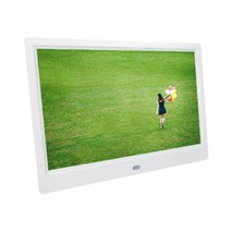 디지털액자 미니모니터 서브모니터 휴대용 모니터 LED 백라이트 HD 1024x600 디지털 포토 프레임 전자 앨범 사진 음악 영화 전체 기능 10 인치 스크린, AU 플러그, 화이트 2