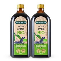 프리미엄로사 유기농 아로니아 원액, 500ml, 2개