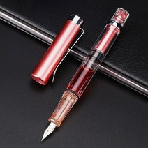 만년필 만년필브랜드 만년필입문 백화점만년필 명품만년필 penbbs 494 투명 피스톤 투명 잉크 선물 펜 f 펜촉 박스 학교 사무실 비즈니스 용품 문구, 03 C