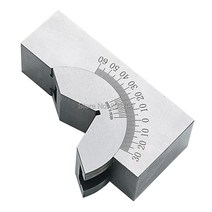 AP25 공구 메이커 정밀 게이지 마이크로 각도 조절 V 블록 밀링 설정 0 ~ 60 도 플레이트 게이지 도구 제