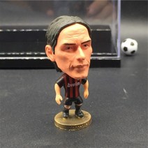 미니축구골대 축구골대 Soccerwe 6.5cm 높이 축구 인형 블루 블랙 키트 컬렉션, 나인자기