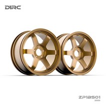 D1RC 카포 gtr r34 TE37 rc 자동차용 휠 허브 2.2 인치, [01] 2pcs