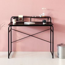 마켓비 OLLSON 책상 컴퓨터책상 일자형책상 올블랙, 쿠팡 본상품선택