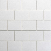 쿠셔니 모노 접착식 폼블럭 77 X 71cm 10색상, 화이트