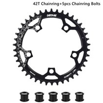 체인링 swtxo deckas 110bcd 로드 바이크 알루미늄 합금 shimano, 42t 체인링 n 볼트