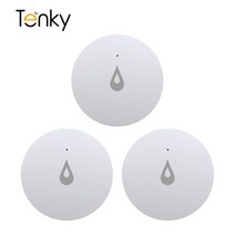 누수탐지기 Tuya-지그비 누수 경보 감지기 홍수 센서 무선 스마트 라이프 원격 모니터링 알림 지그비 게이트웨이와 연동, [03] 3 Pieces