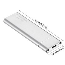 외장하드 SSD HDD TYPE-C 대용량 메모리 휴대용caraele s3 m.2 500gb 1tb 2tb 드라이브 디스크 저장 장치 usb 3.1 컴퓨터 모바일 노트북 pc, 협력사, 은