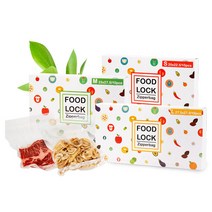 푸드락 진공지퍼백 모음, 리필용S 10장, 1개
