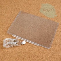 올몰 PVC 포켓 집게 메모클립 사진꽂이 메모꽂이 메뉴판꽂이