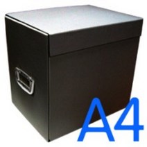[바보사랑] 무지 제안서 박스 A4(검정)-은색손잡이 1set-5개[로얄오피스], 색상:은색손잡이, 상세 설명 참조