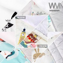 와이즈마마 40온스 토퍼패드 일체형 어린이집 낮잠이불단품 모음, 토퍼형 낮잠이불단품 폴라/여름