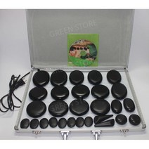 마사지 테라피 스파 돌 스톤마사지 경락 괄사 핫스톤 마사지돌 스톤, 심황