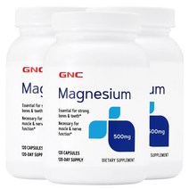 지앤씨 마그네슘 500mg 120캡슐 x3, 120g, 3개
