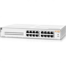 Aruba Instant On 1430 16포트 Gb 비관리형 PoE 스위치 | 16포트 클래스 4 PoE(124W) - 16x 1G 포트 | 팬리스 | 미국 코드(R8R48A#A, R8R48A ABA