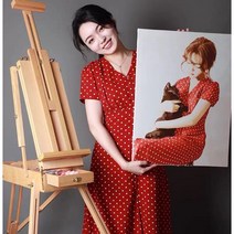 웰라이프 주문제작 DIY그림그리기 유화그리기 세트 36 42색 DIY명화그리기 캔버스페인팅, 42색-50*70