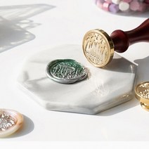 대리석받침대 연하장 편지 실링왁스용품 도장만들기 실링왁스 편지소품 초대장소품 실링왁스도장, 상세페이지 참조