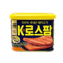 롯데푸드 롯데햄 K로스팜340g 100% 국내산 돼지고기, 1개