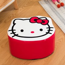 우리우리 귀여운 하트 키티 예쁜 거실 스툴 미니의자, 옵션07