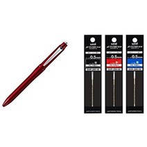 미쓰비시 연필 다기능 펜 제트 스트림 프라임 31 0.5 다크 네이비 MSXE4500005D.9, 【축색】다크 보르도, 대체심 3색 세트