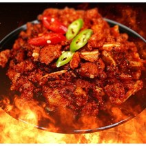 면상호 숟갈매운오돌뼈 290g 오돌뼈 직화구이 밀키트 캠핑음식 간편식 안주, 300g, 1개
