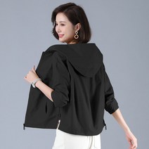 여성 봄 가을 사파리 야상 후드점퍼 빅사이즈 인박카016