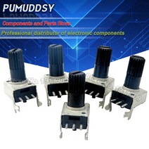 가변 저항RV09 수평 12.5mm 샤프트 5k 10k 0932 조정 가능 저항 9 유형 3 핀 씰 전위차계 Pumuddsy 개, 01 10 천개 옴