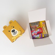 선경언니 간식 구디백 모음 할로윈 어린이집 답례품 생일 선물 초등 유치원 어린이 친구 잔치 아이 교회, 3. 꼬마 곰 간식구디백