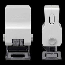 숫자도장 자동 넘버링 스탬프 3단 오토넘버링, 예비 잉크 카트리지 2세트