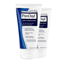 panoxyl 여드름 포밍 워시 벤조일 퍼옥사이드 10 최대 강도 항균 5.5 oz.2 팩 번들