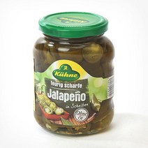 퀴네 할라피뇨슬라이스 330G 절임고추, 단일 수량