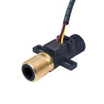 유량센서 유량측정기 유량계 sen-hz21tc 물 펌프용 홀 효과 황동 수나사 유량, 24v