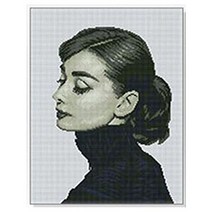 DIY 인물시리즈 보석십자수 오드리햅번 40X50, 단품, 단품