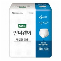 디펜드 남녀공용 변실금 언더웨어 성인기저귀, 10개입, 2개