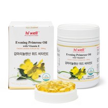 하이웰 달맞이꽃종자유 200캡슐 (2개월분) 감마리놀렌산 위드 비타민E, 1통