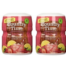 컨츄리타임 COUNTRY TIME 딸기레몬에이드 믹스 2팩, 1개