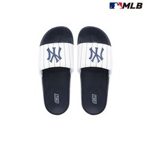 MLB 슬리퍼 뉴욕 양키스 스트라이프 화이트 네이비