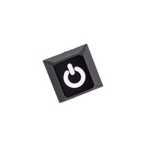 참신 PC 셧다운 전원 차단 프로파일 딥 염료 레이저 pbt 키캡 키보드 ESC r1 1x 레드 블랙 옐로우, 한개옵션2, [03] CProfile Poff Black, 한개옵션1