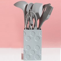 실리콘 미니 조리도구 8P 세트, 그레이