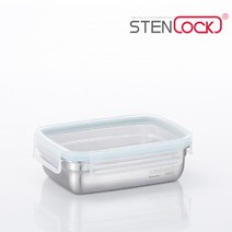 스텐락 퓨어 스텐찬통(원형 직사각 핸디형), 직사각 5호 730ml, 1개
