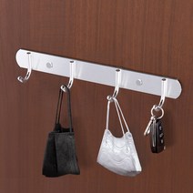 벽옷걸이 모자 옷걸이후크 가방걸이 마스크걸이, 5구